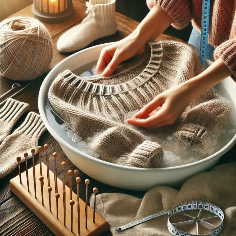 Wassen en opspannen – Geef je breiwerk de perfecte vorm
