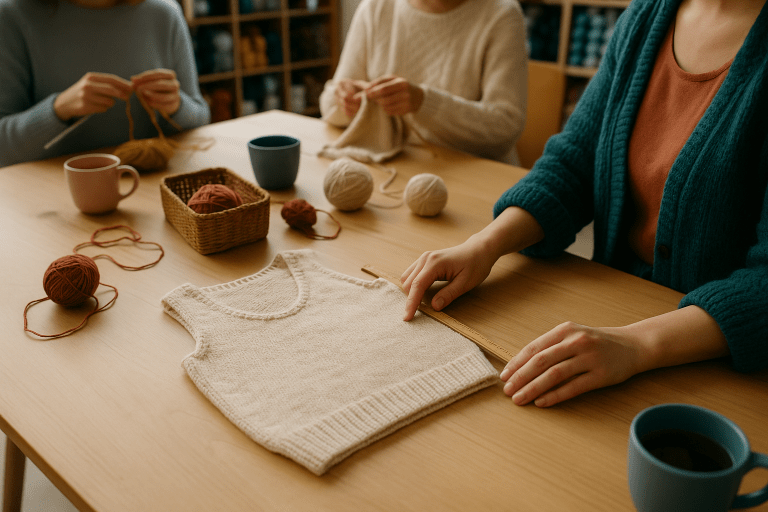 Van sjaal naar debardeur: hoe deze workshop me aanzette om mijn eerste patroon te schrijven