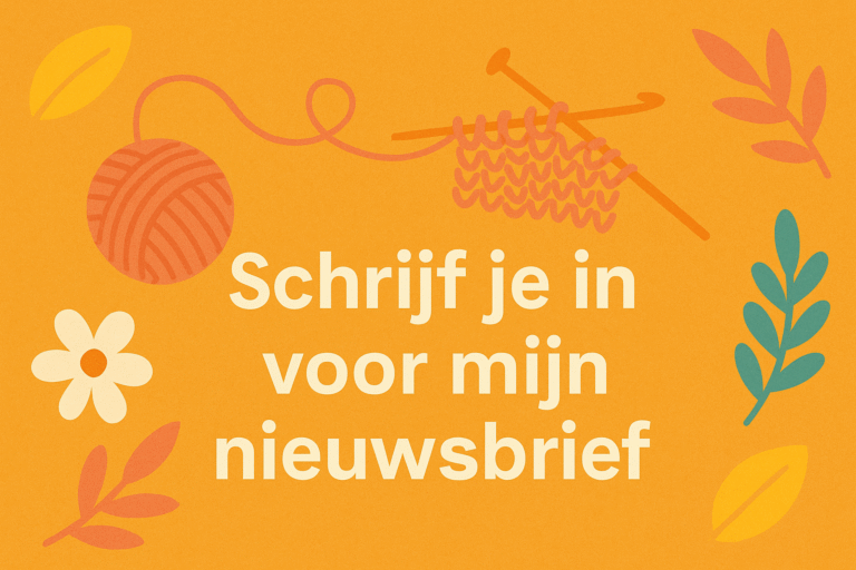 Waarom mijn nieuwsbrief voelt als een rustig breimoment in je mailbox